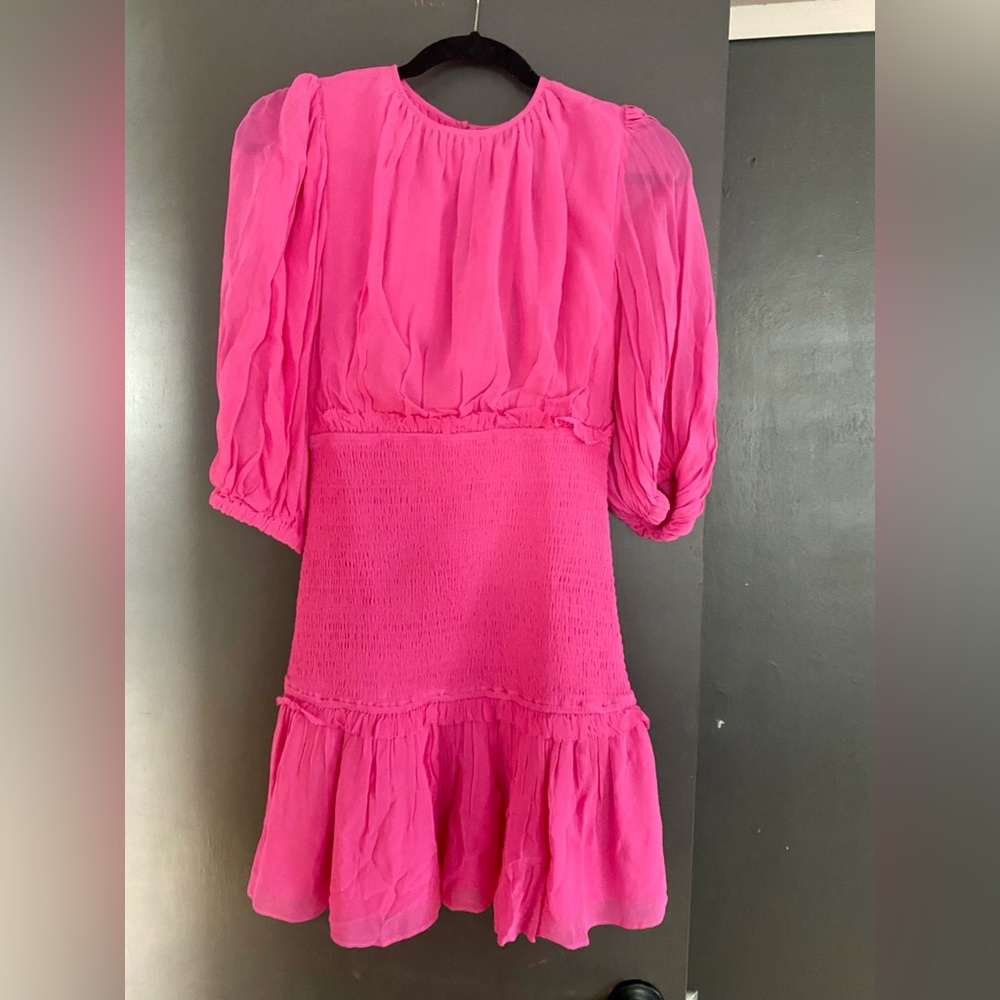 Cynthia Rowley NYT hot pink dress size medium